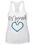 Women's Mermaid at Heart Burnout Racerback Tank - KnottyTails